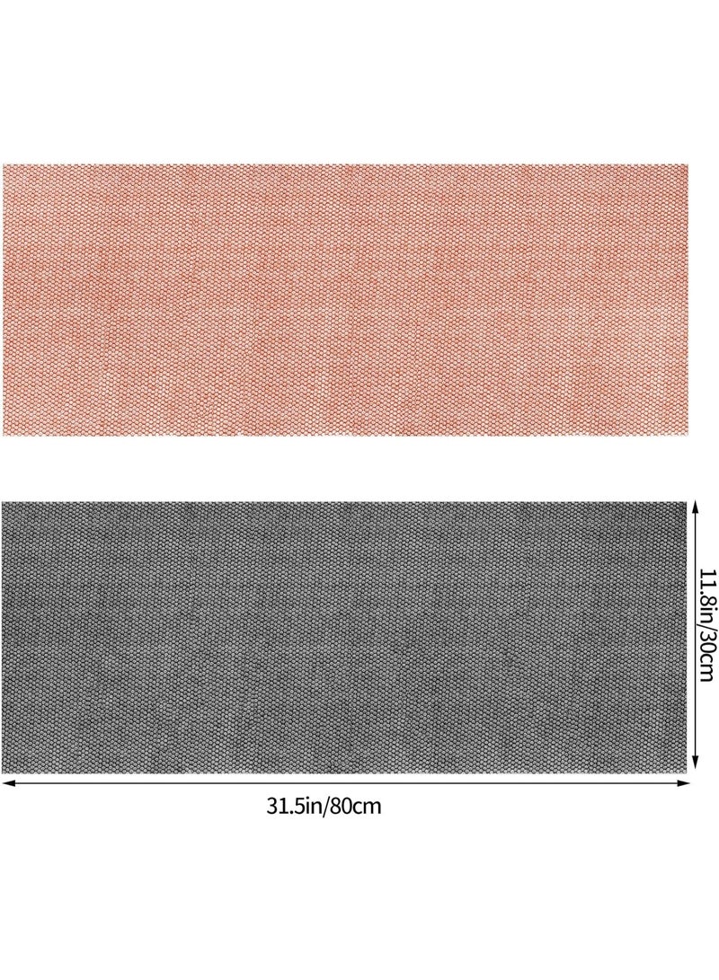 2 Pcs African Exfoliating Net, 31.5 Inch African Long Body Net Sponges Skin Back Scrubber for Daily Shower Bathing Exfoliating (Multicolor 4) - Image 2